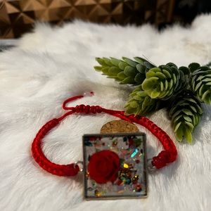 Red 🌺 friendship bracelet